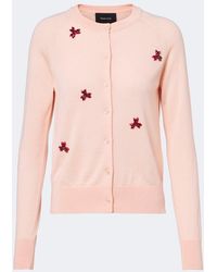 Simone Rocha - Crystal-Embellished Wool And Silk Cardigan - Lyst