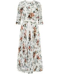 Erdem Isolde Floral Maxi Dress - White