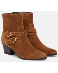 Veronica Beard - Ashby 50 Suede Ankle Boots - Lyst