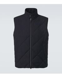 Canali - Quilted Puffer Vest - Lyst