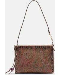 Etro - Arnica Small Coated Canvas Pouch - Lyst