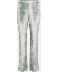 Jil Sander - Straight-leg Wool-blend Pants - Lyst