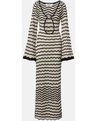 Bananhot - Rey Crochet Cotton-Blend Maxi Dress - Lyst
