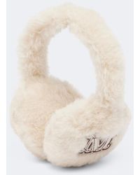Max Mara - Alpaca, Wool, And Silk Teddy Earmuffs - Lyst