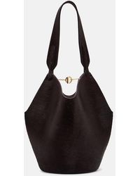 KHAITE - Lotus Mini Calf Hair Tote Bag - Lyst