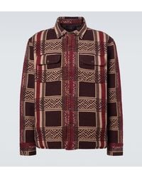 RRL - Cotton Jacquard Overshirt - Lyst