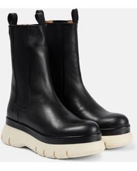 Isabel Marant - Mecile Leather Chelsea Boots - Lyst