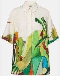 ALÉMAIS - X Mokshini Linen Bowling Shirt - Lyst