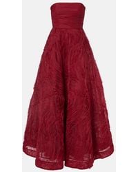 Rebecca Vallance - Willow Mesh Bustier Gown - Lyst