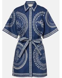 ALÉMAIS - Minikleid Oceane Aus Leinen - Lyst
