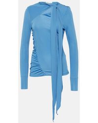Victoria Beckham - Tie Detail Top - Lyst