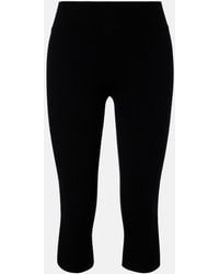 TOTEME - Knitted Capri Leggings - Lyst