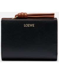 Loewe - Knot Leather Wallet - Lyst