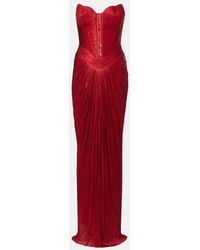 Maria Lucia Hohan - Kiera Silk Tulle Corset Gown - Lyst