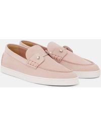 Christian Louboutin - Chambeliboat Leather Loafers - Lyst
