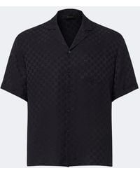 Gucci - Gg Jacquard Silk Bowling Shirt - Lyst