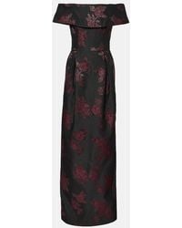 Rebecca Vallance - Florentina Off-Shoulder Floral Gown - Lyst