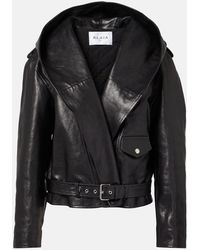 Alaïa - Biker Leather Jacket - Lyst