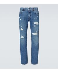 Dolce & Gabbana - Distressed Jeans - Lyst