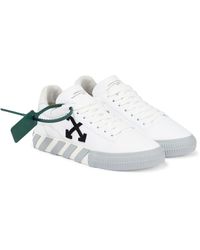 Off-White c/o Virgil Abloh Low Vulcanized Canvas Sneakers - Multicolor