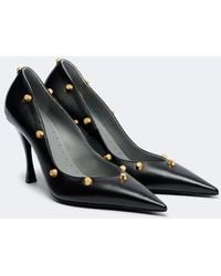 Balenciaga - Midnight City Studded Leather Pumps - Lyst