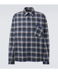 ERL - Camisa De Algodon A Cuadros - Lyst