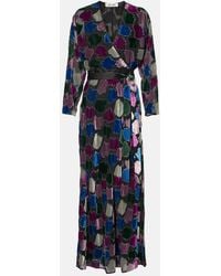 Diane von Furstenberg - Babette Printed Midi Dress - Lyst