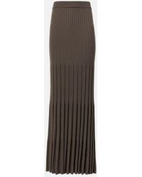 JOSEPH - Merino Ribbed-Knit Wool Maxi Skirt - Lyst