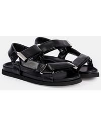 The Attico - Salinas Leather Sandals - Lyst