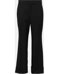 Gucci - High-Rise Wool Pants - Lyst