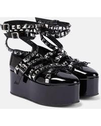 Noir Kei Ninomiya - X Repetto Studded Platform Flats - Lyst
