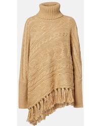 Goldbergh - Asymmetric Turtleneck Wool-Blend Sweater - Lyst