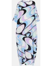PUCCI - Iride Silk Crepe De Chine Kaftan - Lyst