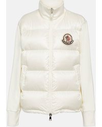 Moncler - Down-filled Quilted Cardigan - Lyst