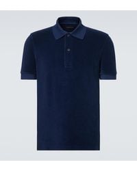 Tom Ford - Cotton-Blend Terry Polo Shirt - Lyst