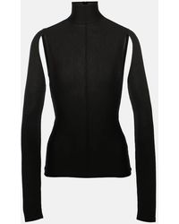 KHAITE - The Marlowe Blouse With Back Opening - Lyst