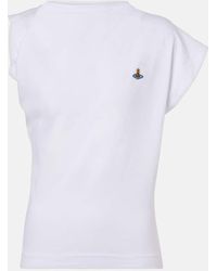 Vivienne Westwood - Hebo Asymmetric Cotton Jersey T-Shirt - Lyst