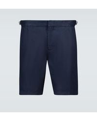 Orlebar Brown - Norwich Slim-Fit Linen Shorts - Lyst