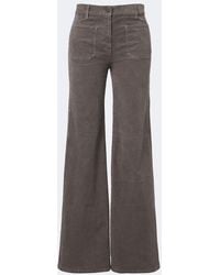 Nili Lotan - Florence Corduroy Wide-Leg Pants - Lyst