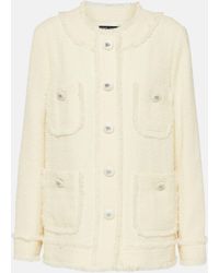 Dolce & Gabbana - Wool-blend Tweed Jacket - Lyst