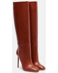 Aquazzura - Sellier 105 Leather Knee-High Boots - Lyst