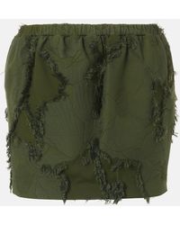 Gucci - Minirock Aus Jacquard Mit Fil Coupe - Lyst