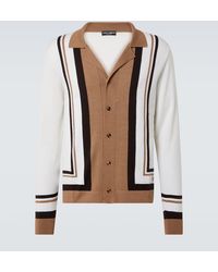 Dolce & Gabbana - Cardigan Aus Wolle Und Seide - Lyst