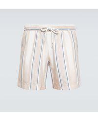 Commas - Shorts A Righe - Lyst