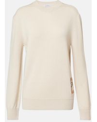 Burberry - Pullover Ekd Check Aus Wolle - Lyst