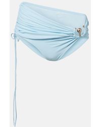 Christopher Esber - Orbit Ruched Bikini Bottoms - Lyst