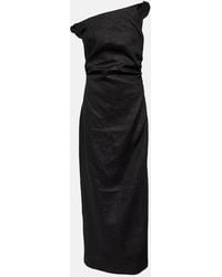 SIR. - One-Shoulder Linen Maxi Dress - Lyst