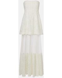 Jonathan Simkhai - Marella Bustier Maxi Dress - Lyst