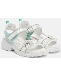 Roger Vivier - Viv' Run Embellished Sandals - Lyst