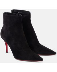 Christian Louboutin - Bottines So Apostropha 80 En Daim - Lyst